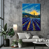 Painting by Numbers Lavender Flower Field Provence France